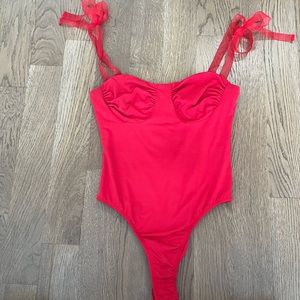 Princess Polly Red Bodysuit